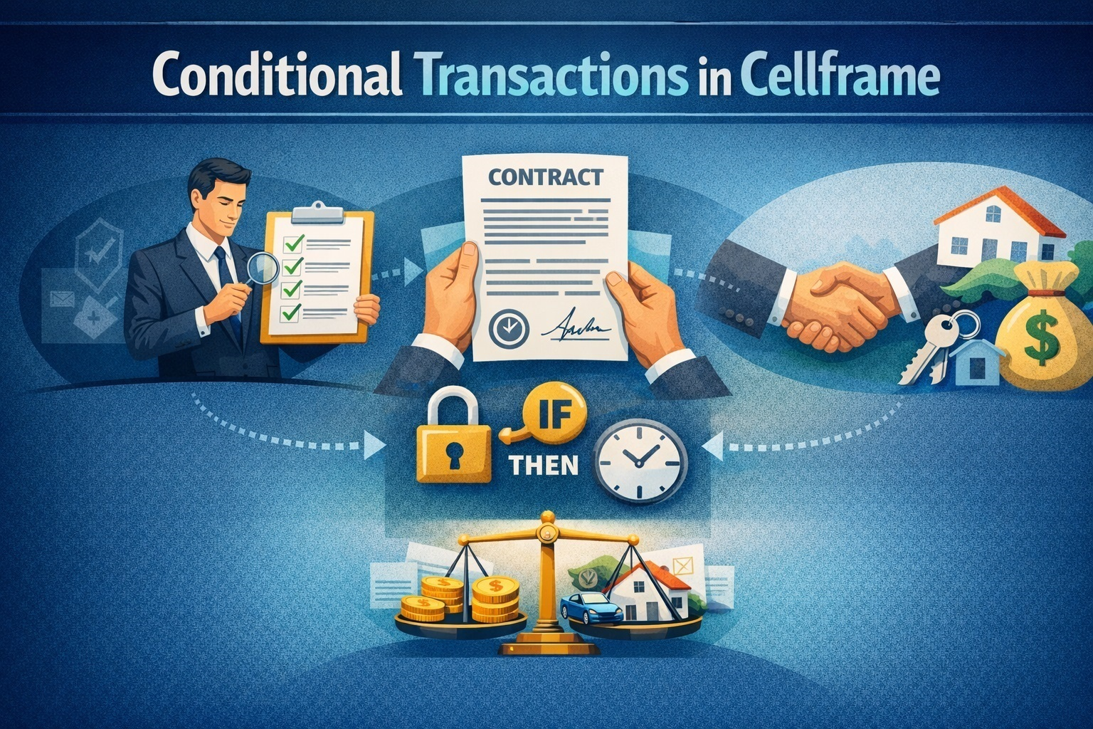 Cover image for Условные транзакции в Cellframe: как они работают и почему это важно