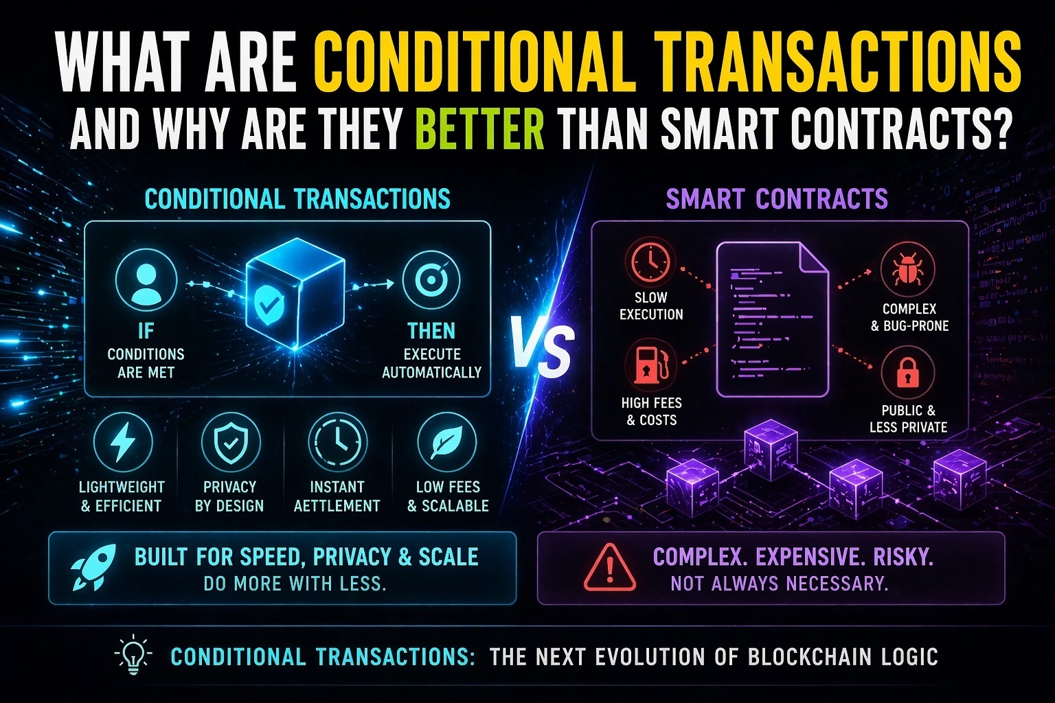 Cover image for What Are Conditional Transactions and Why Are They Better Than Smart Contracts?